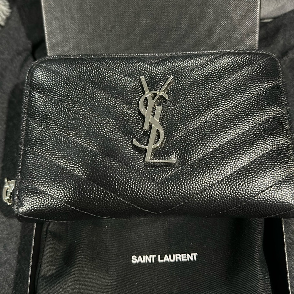 YSL wallet. Lightly used.